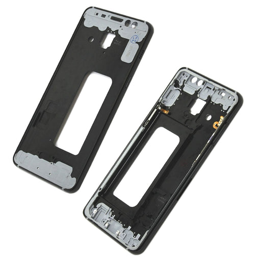 For Samsung Galaxy A530 / A8 2018 Replacement Mid Frame Chassis With Buttons (Black)-Repair Outlet