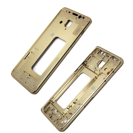 For Samsung Galaxy A530 / A8 2018 Replacement Mid Frame Chassis With Buttons (Gold)-Repair Outlet