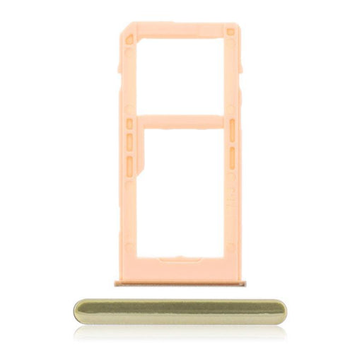 For Samsung Galaxy A60 A606 Replacement Dual Sim Card Tray (Cocktail Orange)-Repair Outlet