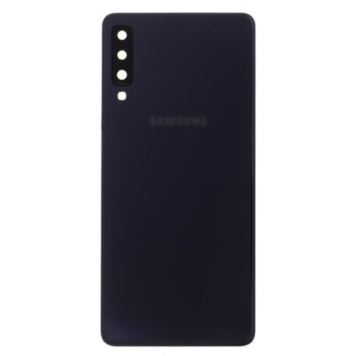 For Samsung Galaxy A7 (2018) A750F Replacement Rear Battery Cover with Adhesive (Black)-Repair Outlet