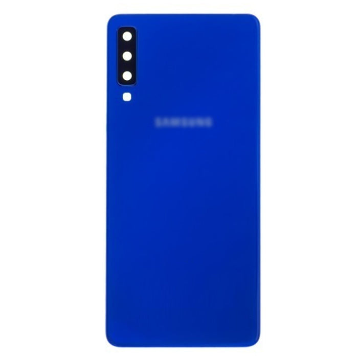 For Samsung Galaxy A7 (2018) A750F Replacement Rear Battery Cover with Adhesive (Blue)-Repair Outlet