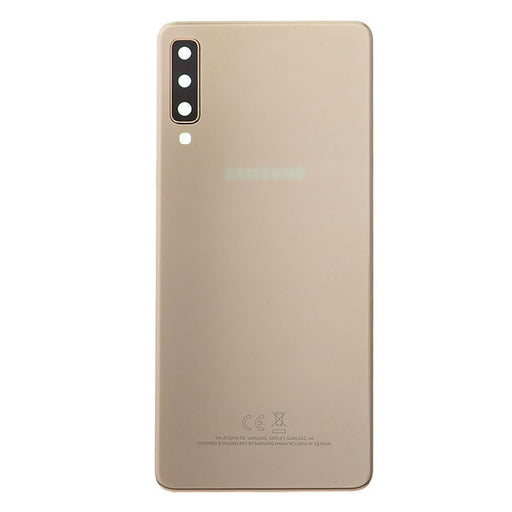 For Samsung Galaxy A7 (2018) A750F Replacement Rear Battery Cover with Adhesive (Gold)-Repair Outlet