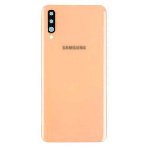 For Samsung Galaxy A70 A705 Replacement Rear Battery Cover with Adhesive (Coral)-Repair Outlet