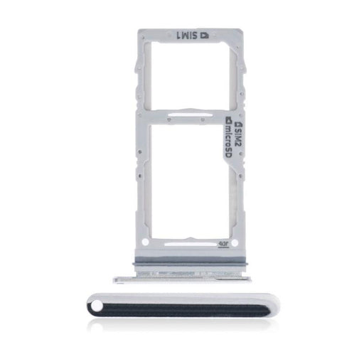 For Samsung Galaxy A71 A715 Replacement Dual Sim Card Tray (Prism Cube Silver)-Repair Outlet
