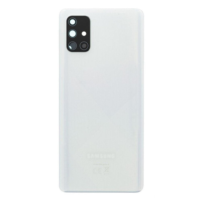 For Samsung Galaxy A71 A715 Replacement Rear Battery Cover (Prism Crush White)-Repair Outlet