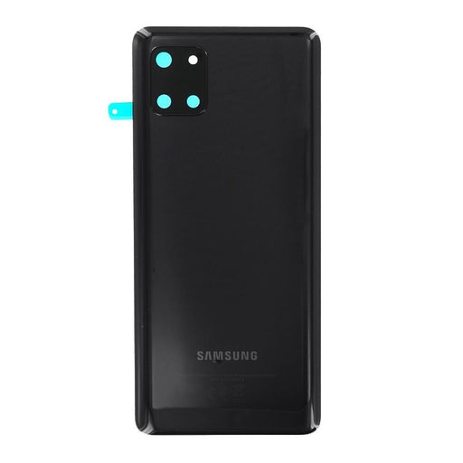 For Samsung Galaxy Note 10 Lite Replacement Rear Battery Cover with Adhesive (Aura Black)-Repair Outlet