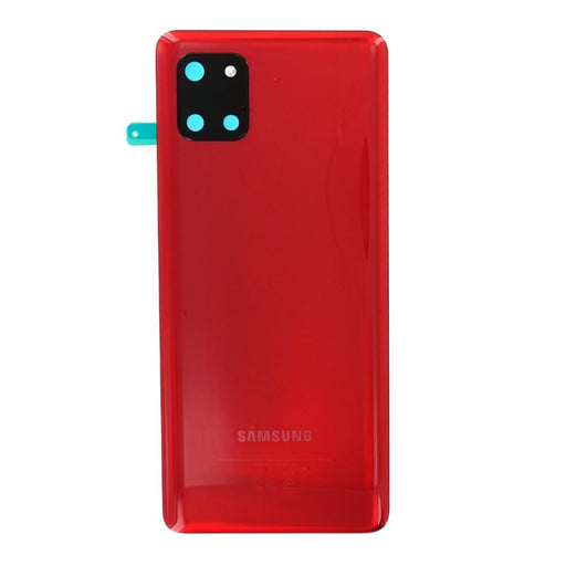 For Samsung Galaxy Note 10 Lite Replacement Rear Battery Cover with Adhesive (Aura Red)-Repair Outlet