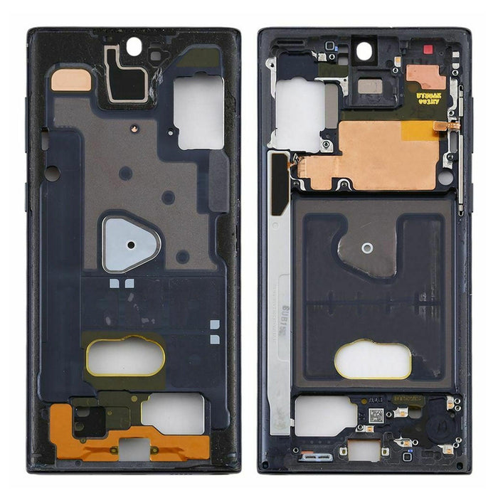 For Samsung Galaxy Note 10 N970F Replacement Mid Frame Chassis With Buttons (Black)-Repair Outlet
