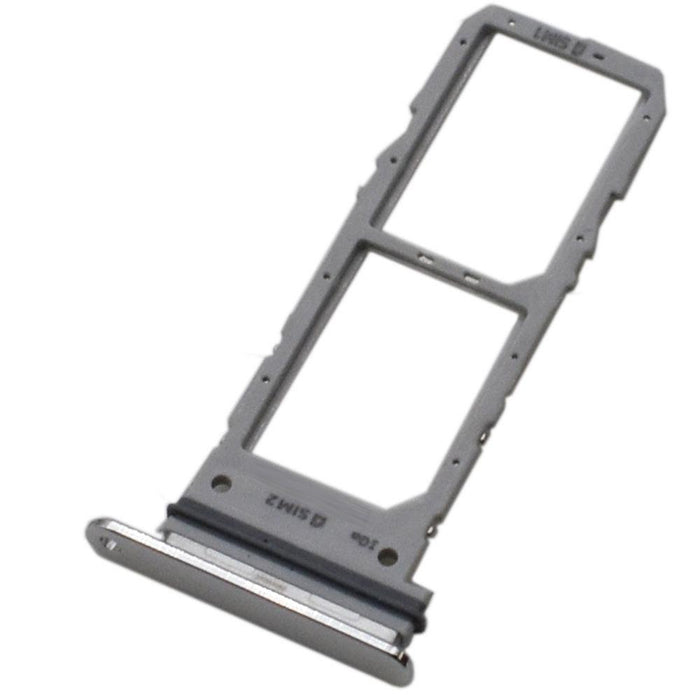 For Samsung Galaxy Note 10 Replacement Dual SIM Card Tray (Silver)-Repair Outlet