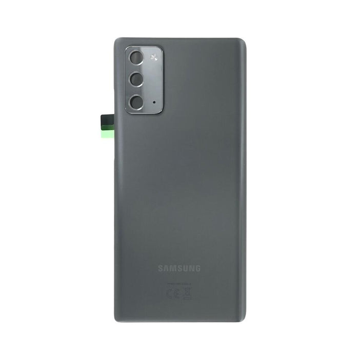 For Samsung Galaxy Note 20 Replacement Rear Battery Cover with Adhesive (Mystic Grey)-Repair Outlet