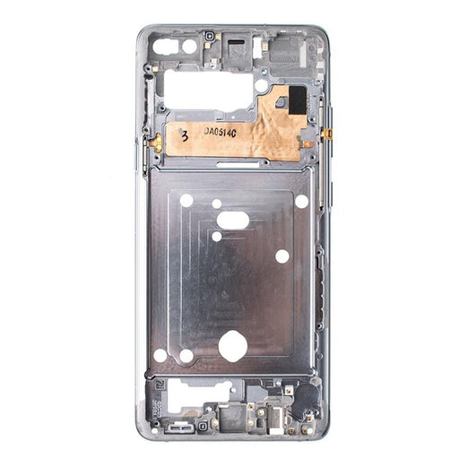 For Samsung Galaxy S10 5G Replacement Mid Frame Chassis (Crown Silver)-Repair Outlet