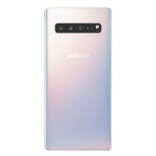 For Samsung Galaxy S10 5G Replacement Rear Battery Cover Inc Lens and Adhesive (Crown Silver)-Repair Outlet