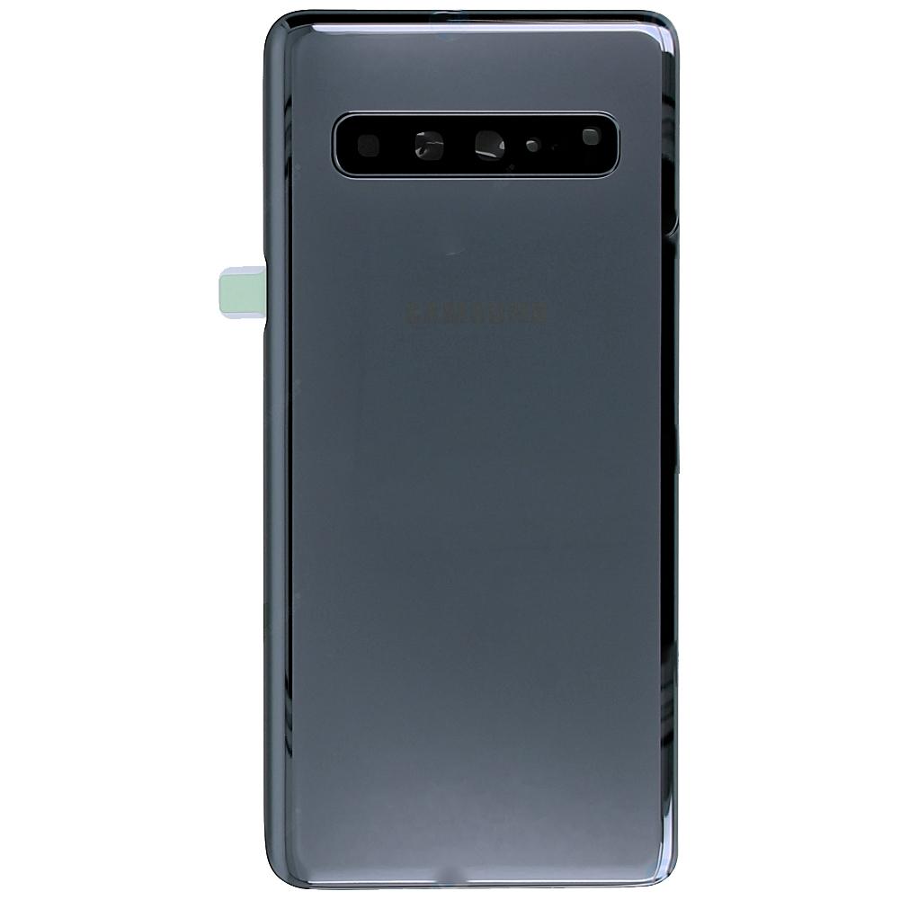 For Samsung Galaxy S10 5G Replacement Rear Battery Cover Inc Lens and Adhesive (Majestic Black)-Repair Outlet