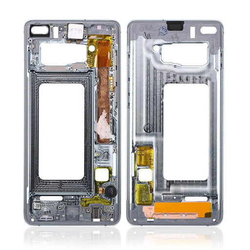 For Samsung Galaxy S10 G973F Replacement Mid Frame Chassis With Buttons (White)-Repair Outlet