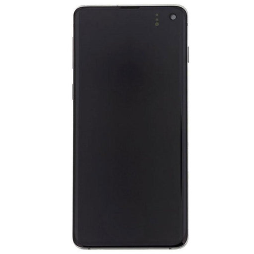 For Samsung Galaxy S10 G973F Replacement LCD Touch Screen Full Frame (Prism Black)-Repair Outlet