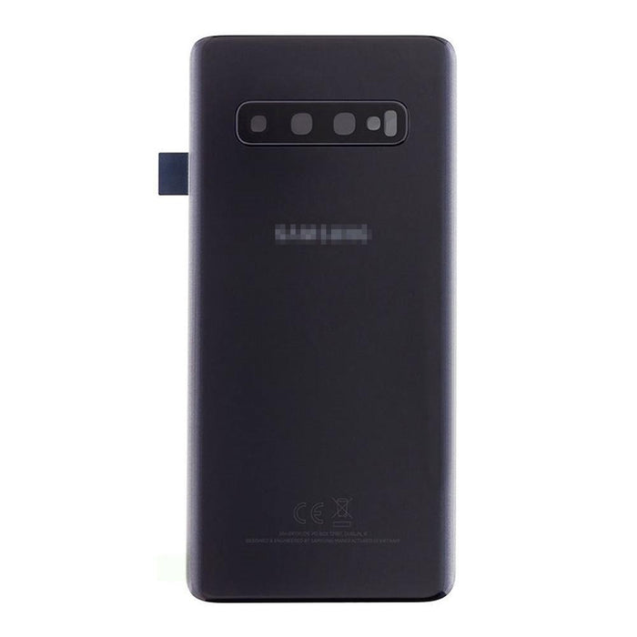 For Samsung Galaxy S10+ Replacement Rear Battery Cover with Adhesive (Prism Black)-Repair Outlet