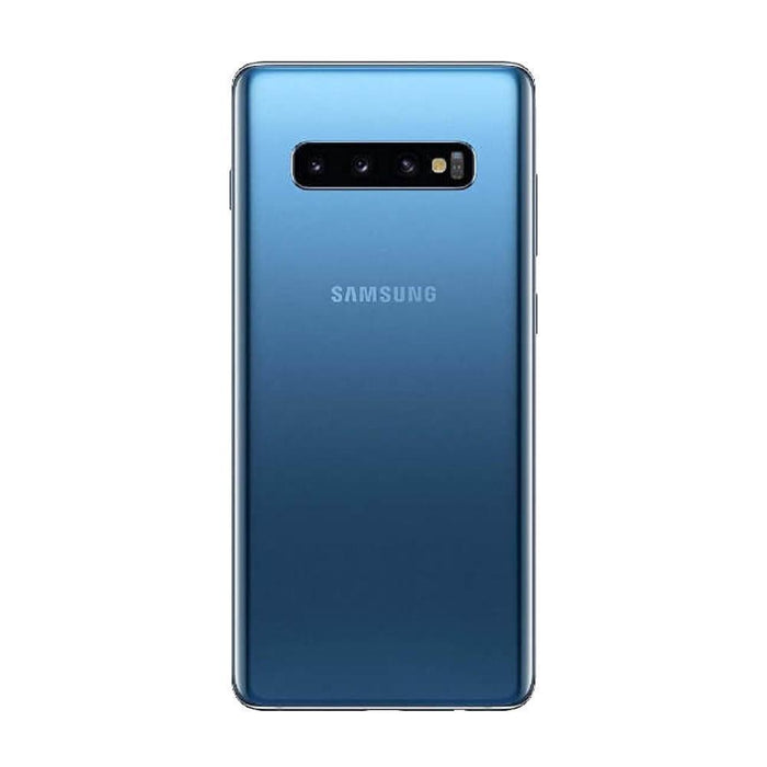 For Samsung Galaxy S10+ Replacement Rear Battery Cover with Adhesive (Prism Blue)-Repair Outlet