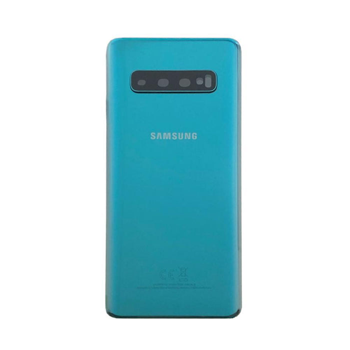 For Samsung Galaxy S10 Replacement Rear Battery Cover with Adhesive (Prism Green)-Repair Outlet