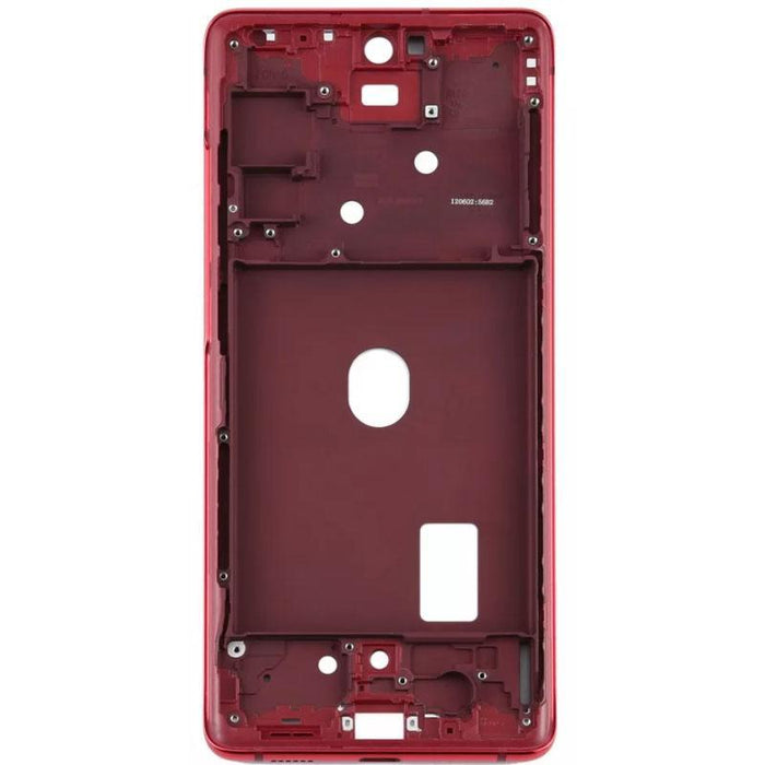 For Samsung Galaxy S20 FE G970 Replacement Mid Frame Chassis (Cloud Red)-Repair Outlet