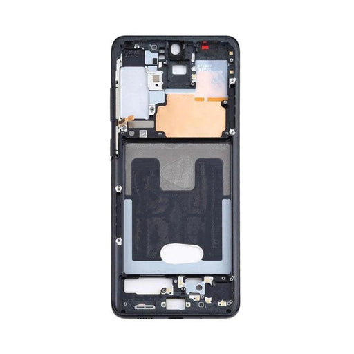 For Samsung Galaxy S20 G980F Replacement Mid Frame Chassis (Cosmic Black)-Repair Outlet