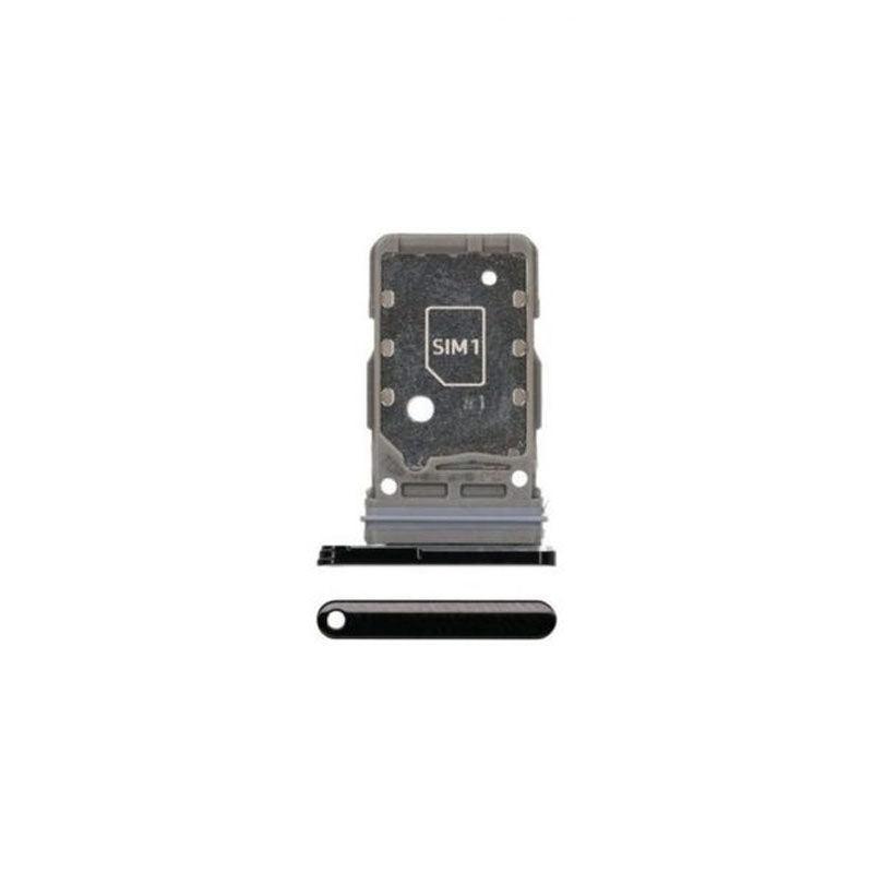 For Samsung Galaxy S21 Plus Replacement Dual Sim Card Tray (Phantom Black)-Repair Outlet