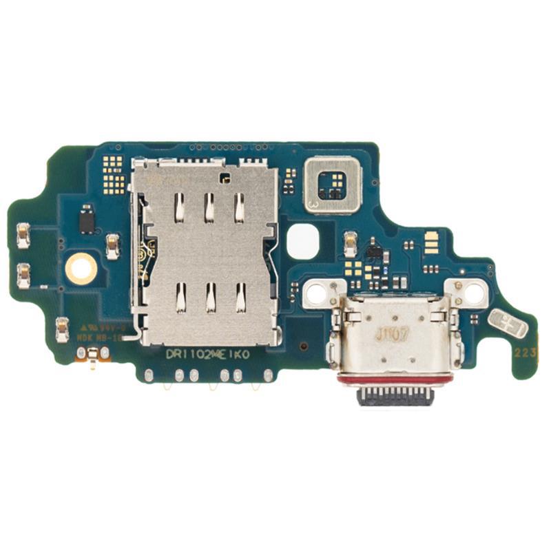 For Samsung Galaxy S21 Ultra G998 Replacement Charging Port Board With Sim Card Reader-Repair Outlet