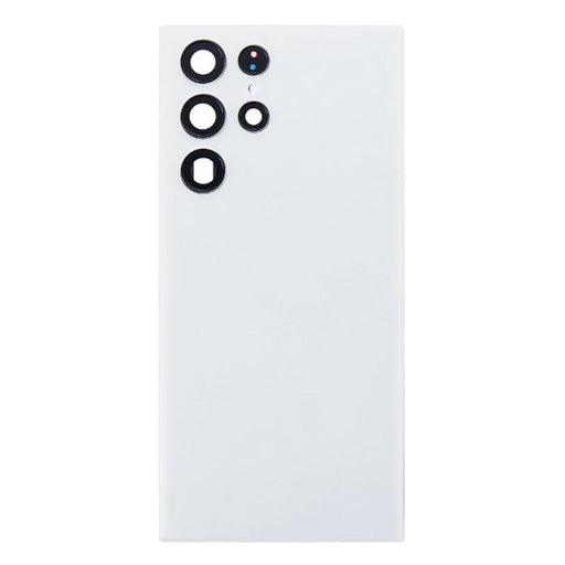 For Samsung Galaxy S22 Ultra Replacement Battery Cover With Lens (Phantom White)-Repair Outlet