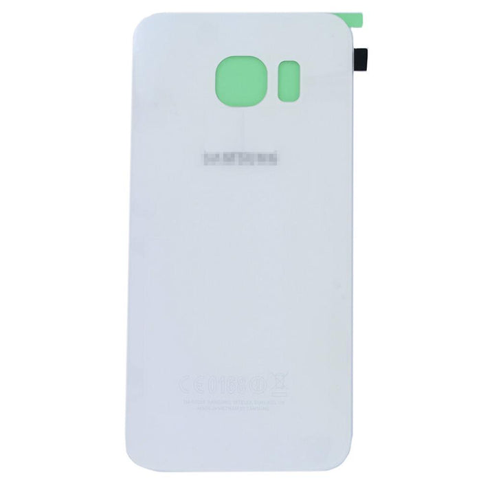 For Samsung Galaxy S6 Edge Replacement Rear Battery Cover with Adhesive (White)-Repair Outlet