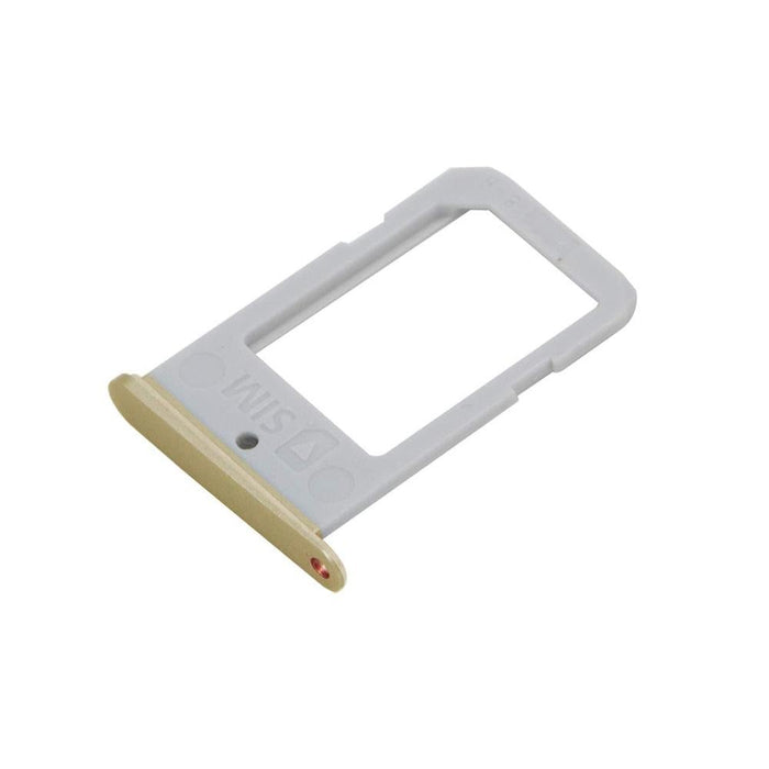 For Samsung Galaxy S6 Edge Replacement Sim Card Tray - Gold-Repair Outlet