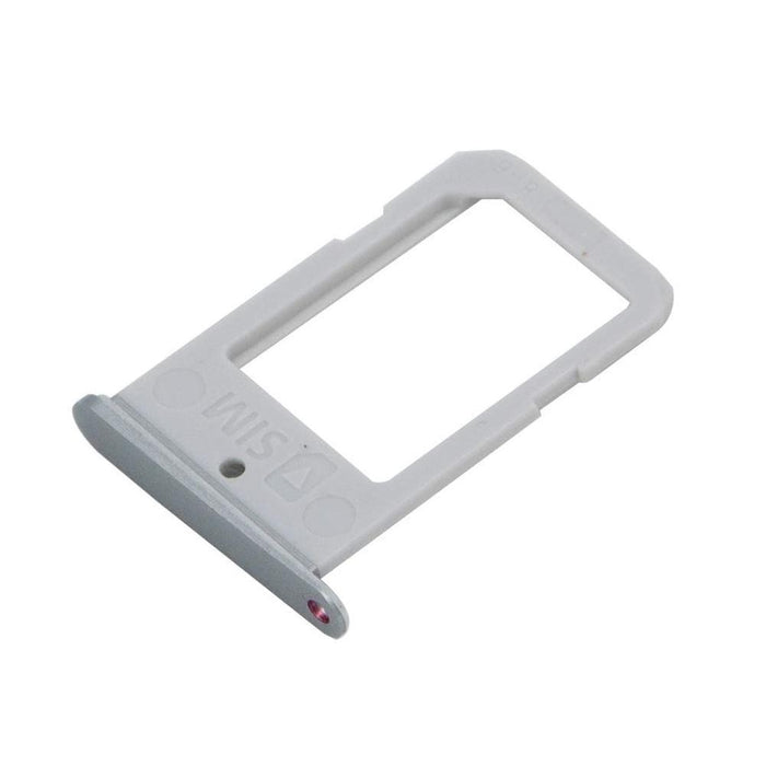 For Samsung Galaxy S6 Edge Replacement Sim Card Tray - Silver-Repair Outlet