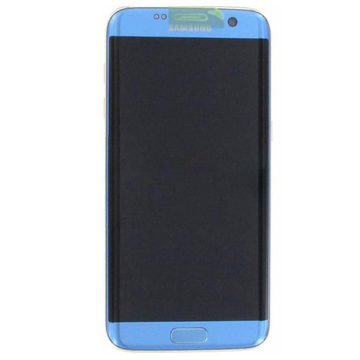 For Samsung Galaxy S7 Edge G925F Replacement LCD Touch Screen Full Frame (Blue)-Repair Outlet