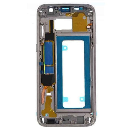 For Samsung Galaxy S7 Edge Replacement Mid Frame Chassis (Black)-Repair Outlet