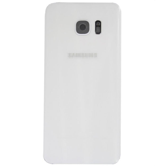 For Samsung Galaxy S7 Edge Replacement Rear Battery Cover with Adhesive (White)-Repair Outlet