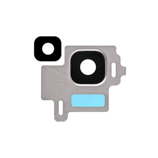 For Samsung Galaxy S8 G950F Replacement Rear Camera Lens With Bezel Ring (Silver)-Repair Outlet