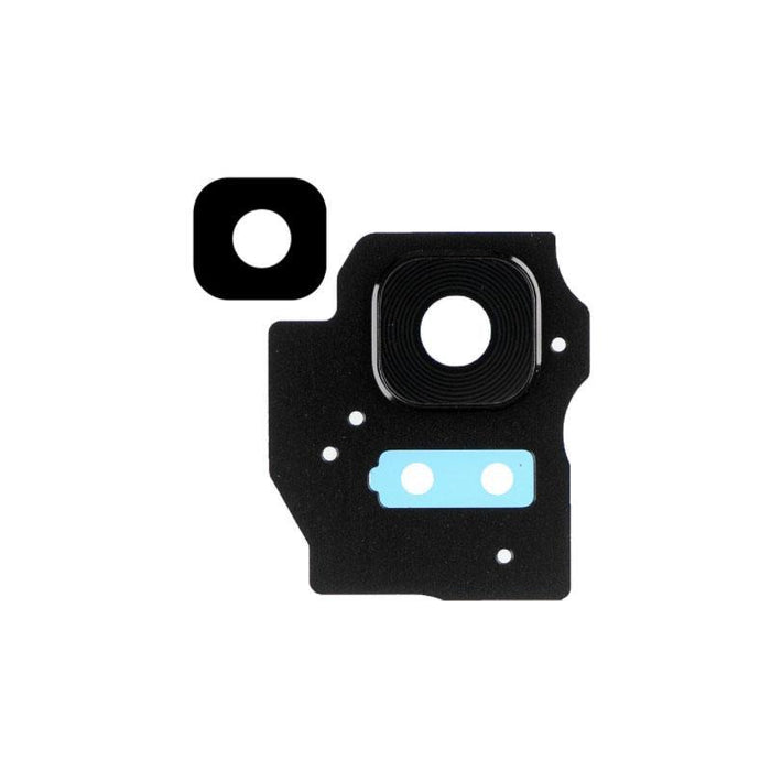 For Samsung Galaxy S8 Plus G955F Replacement Rear Camera Lens With Cover Bezel Ring (Black)-Repair Outlet