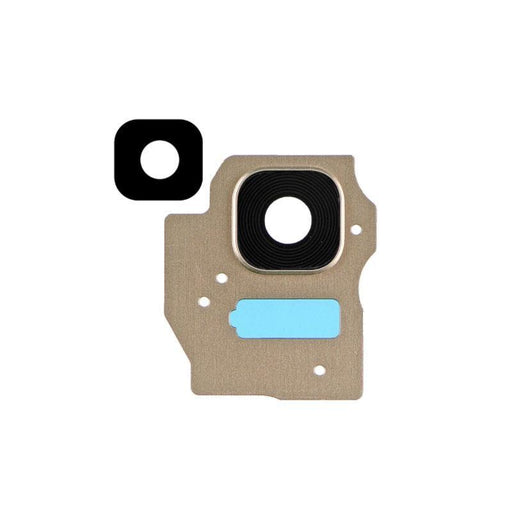For Samsung Galaxy S8 Plus G955F Replacement Rear Camera Lens With Cover Bezel Ring (Gold)-Repair Outlet