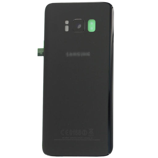 For Samsung Galaxy S8+ Replacement Rear Battery Cover with Adhesive (Black)-Repair Outlet