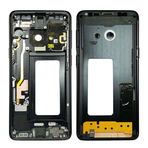 For Samsung Galaxy S9 G960F Replacement Mid Frame Chassis With Buttons (Black)-Repair Outlet