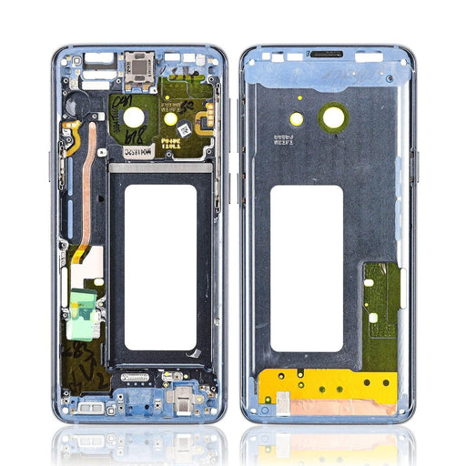 For Samsung Galaxy S9 Plus G965F Replacement Mid Frame Chassis With Buttons (Blue)-Repair Outlet
