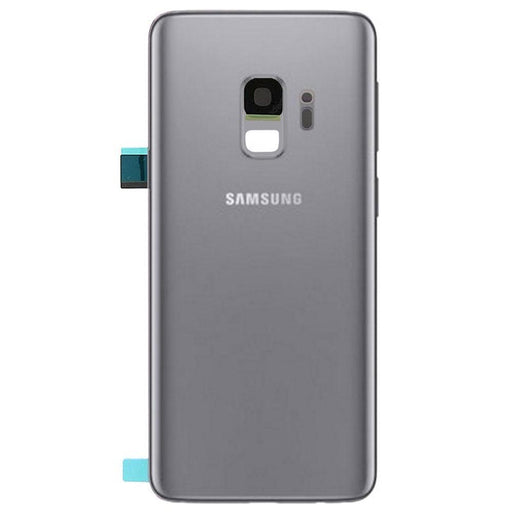 For Samsung Galaxy S9 Replacement Rear Battery Cover with Adhesive (Titanium Grey)-Repair Outlet