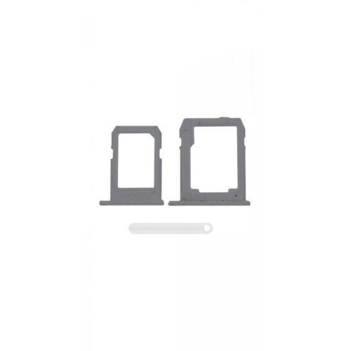 For Samsung Galaxy Tab S2 8.0" T710 Replacement Sim Card Tray (2 Piece Set) (White)-Repair Outlet
