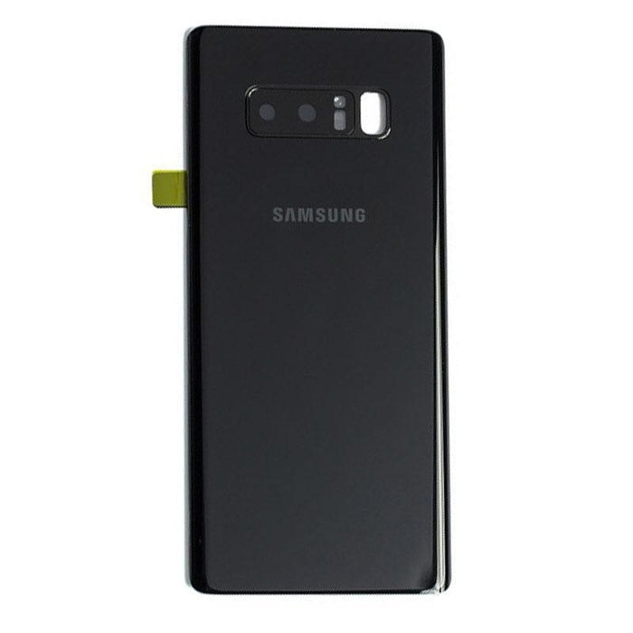 For Samsung Note 8 Replacement Rear Battery Cover with Adhesive (Black)-Repair Outlet