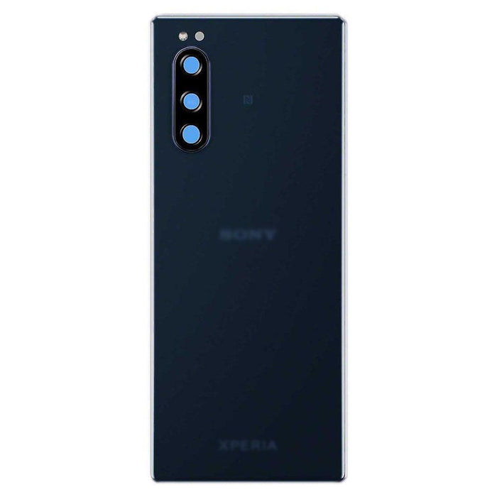 For Sony Xperia 5 Replacement Battery Cover Rear Glass Panel Back (Black)-Repair Outlet