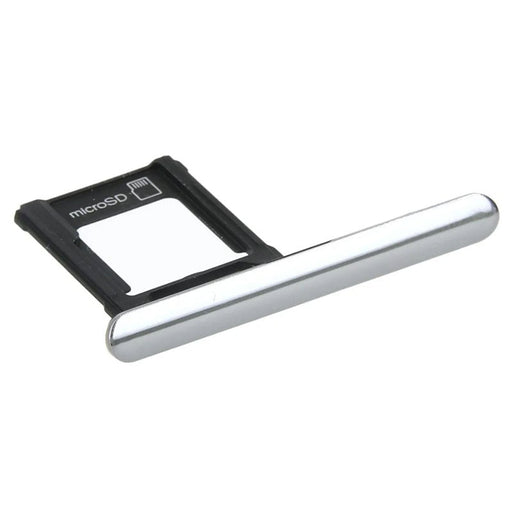 For Sony Xperia XZ Premium Replacement Memory Card Holder (Chrome)-Repair Outlet
