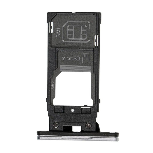For Sony Xperia XZ2 Replacement Sim And Memory Card Tray (Silver)-Repair Outlet