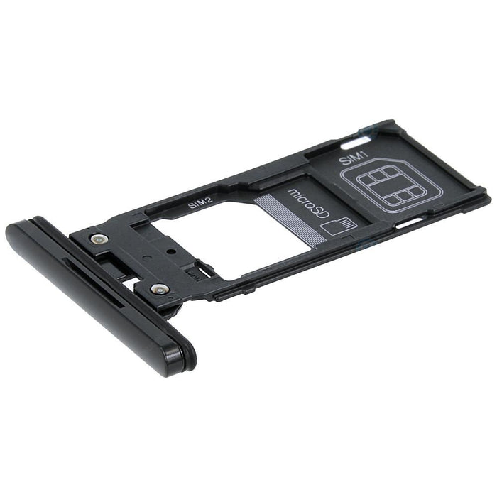 For Sony Xperia XZ3 Replacement SIM & SD Card Tray / Holder (Black)-Repair Outlet