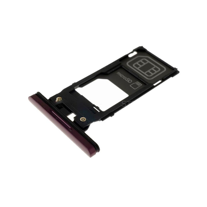 For Sony Xperia XZ3 Replacement SIM & SD Card Tray / Holder (Bordeaux Red)-Repair Outlet