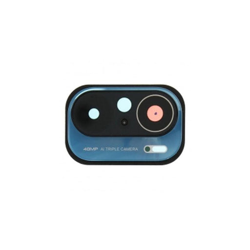 For Xiaomi Poco F3 Replacement Rear Camera Lens With Cover Bezel Ring (Blue)-Repair Outlet