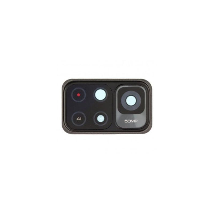 For Xiaomi Redmi Note 11 5G Replacement Rear Camera Lens With Cover Bezel Ring (Black)-Repair Outlet