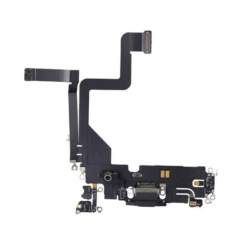 For iPhone 14 Pro Replacement Charging Port Flex (Space Black)-Repair Outlet